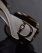"Christian Dior" Tortoiseshell buckle detail sunglasses