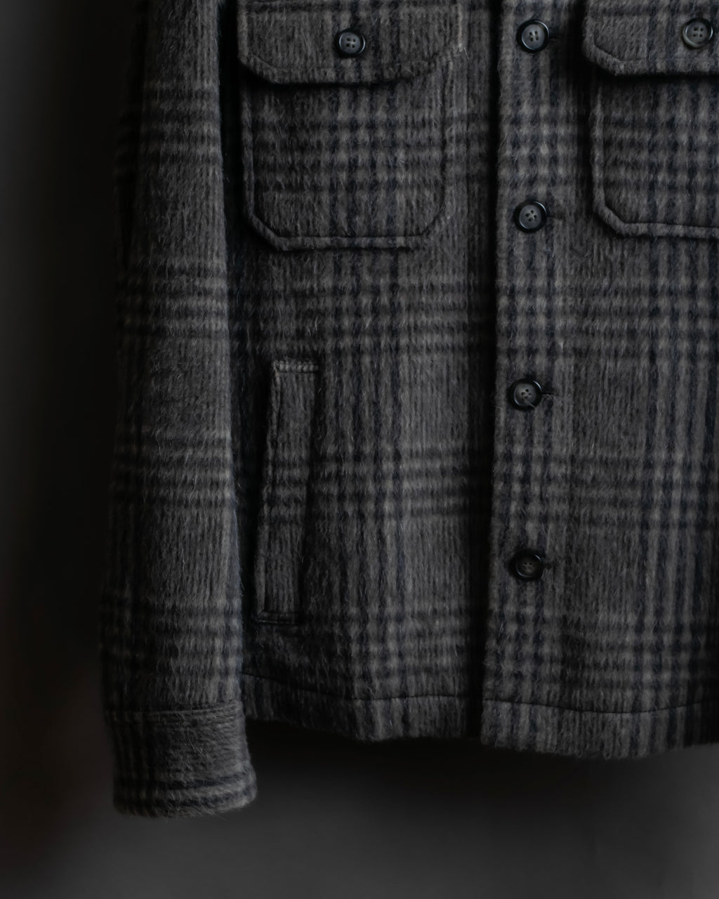 "Dolce &amp; Gabbana" Check pattern front pocket shirt jacket