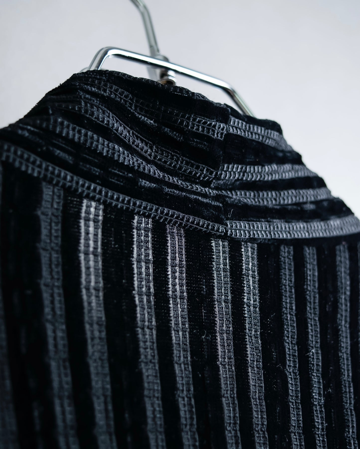 “Yohji Yamamoto +NOIR” Sheer rib summer knit jacket