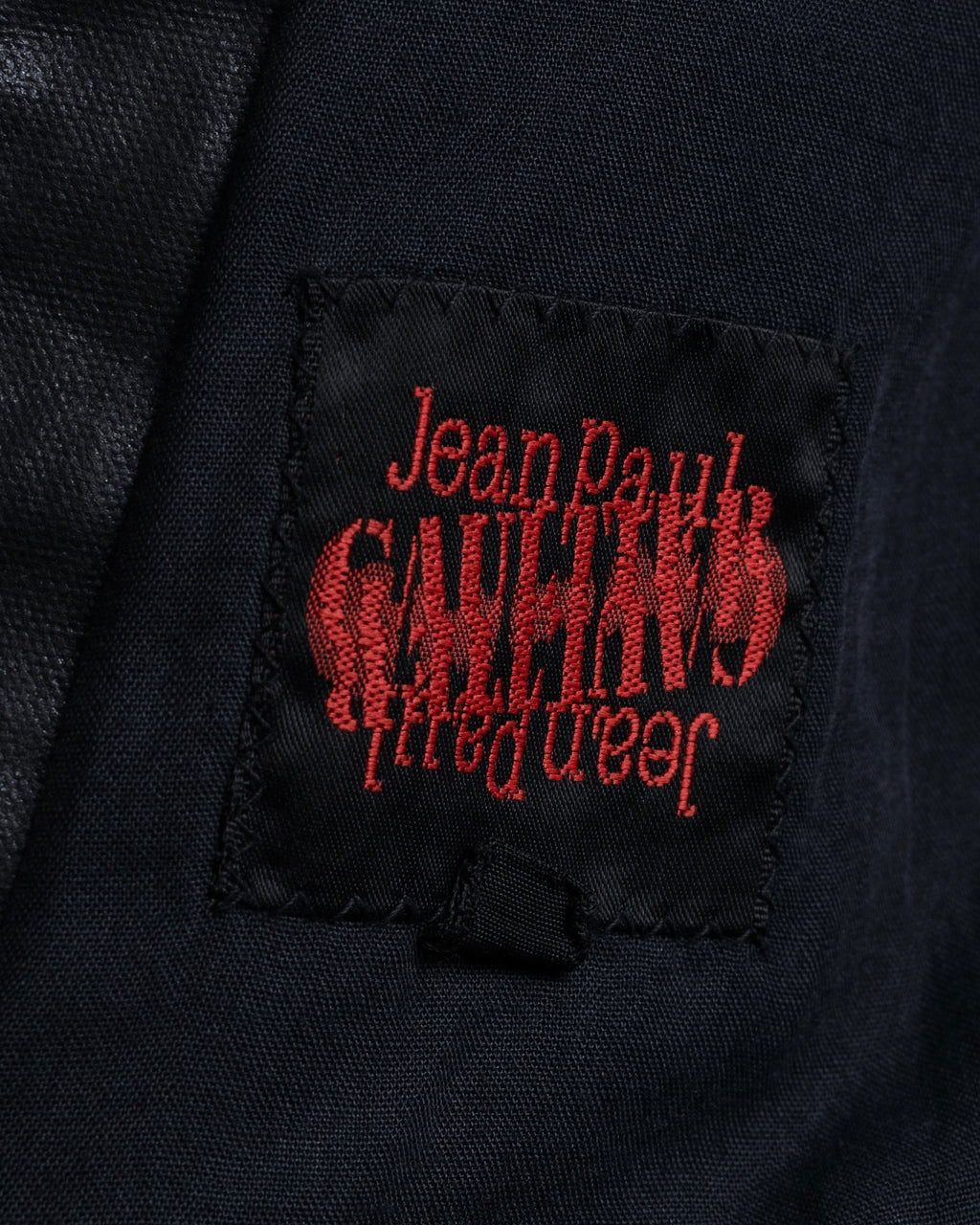"JEAN PAUL GAULTIER" Firm finish double-zip belted mid-length coat