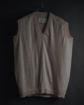 "Maison Margiela" 2014 AW Minimal v-neck knit vest