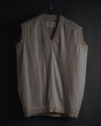 "Maison Margiela" 2014 AW Minimal v-neck knit vest