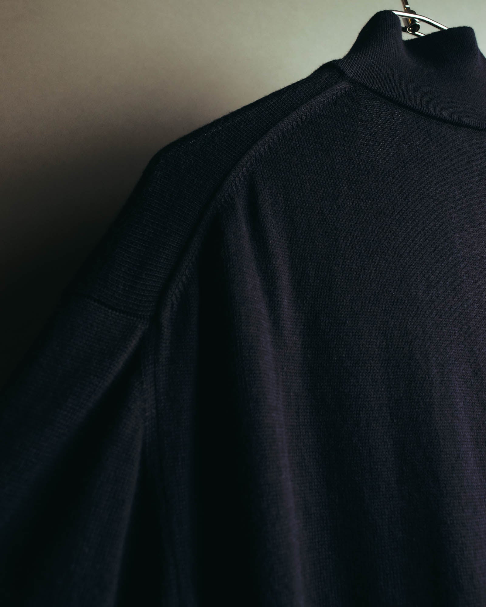 "Loro Piana" 00's-10's Refined cotton half-zip sweater