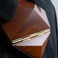 "ESCADA" 100% wood vintage triangle necklace