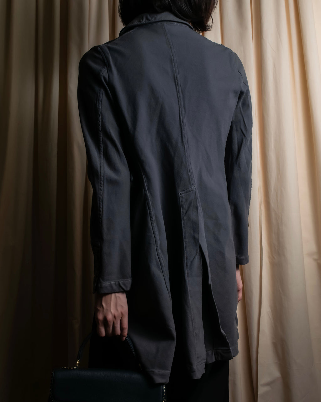 "COMME des GARCONS COMME des GARCONS" Stitchwork placket cut line coat