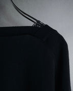 "Chloe" 2020 Lace-trimmed v-neck knit top