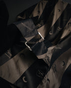 "LUNA MATTINO" 90’s Crushed velvet pointed hem vest