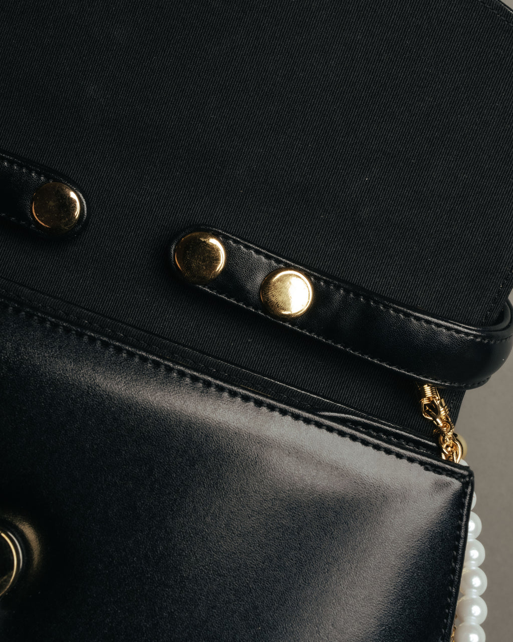 “VALENTINO CHRISTY” 80’s-90’s Pearl chain formal handbag