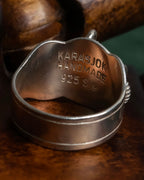 "Karasjok" Circular motif silver ring
