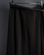 "HERMES" 90's Gold parts design derived from horse tack flared skirt