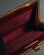 "BURBERRY" 00’s Framed chain formal bag