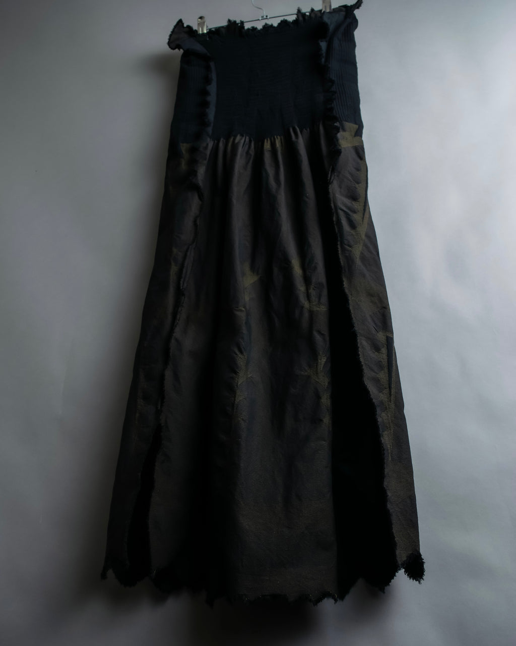 "A-POC" Wrap design high slit skirt