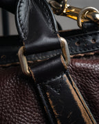 “BURBERRY” 2010’s Brogue tassel leather bag