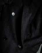 “Gianni Versace” 80’s-90’s Shadowed-texture tailored jacket