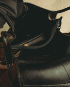“Burberrys” 80’s-90’s Shadow horse check saddle shoulder bag