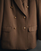 “Burberrys” 90’s crest button double breasted tailored jacket