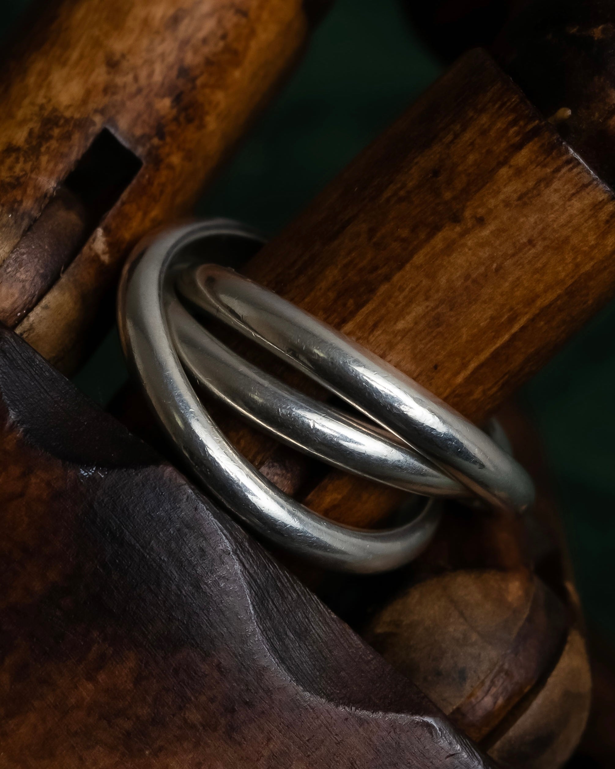 "Tiffany&Co" Trinity design silver ring