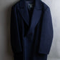 "BURBERRYS" Oversized wide lapel tailored coat