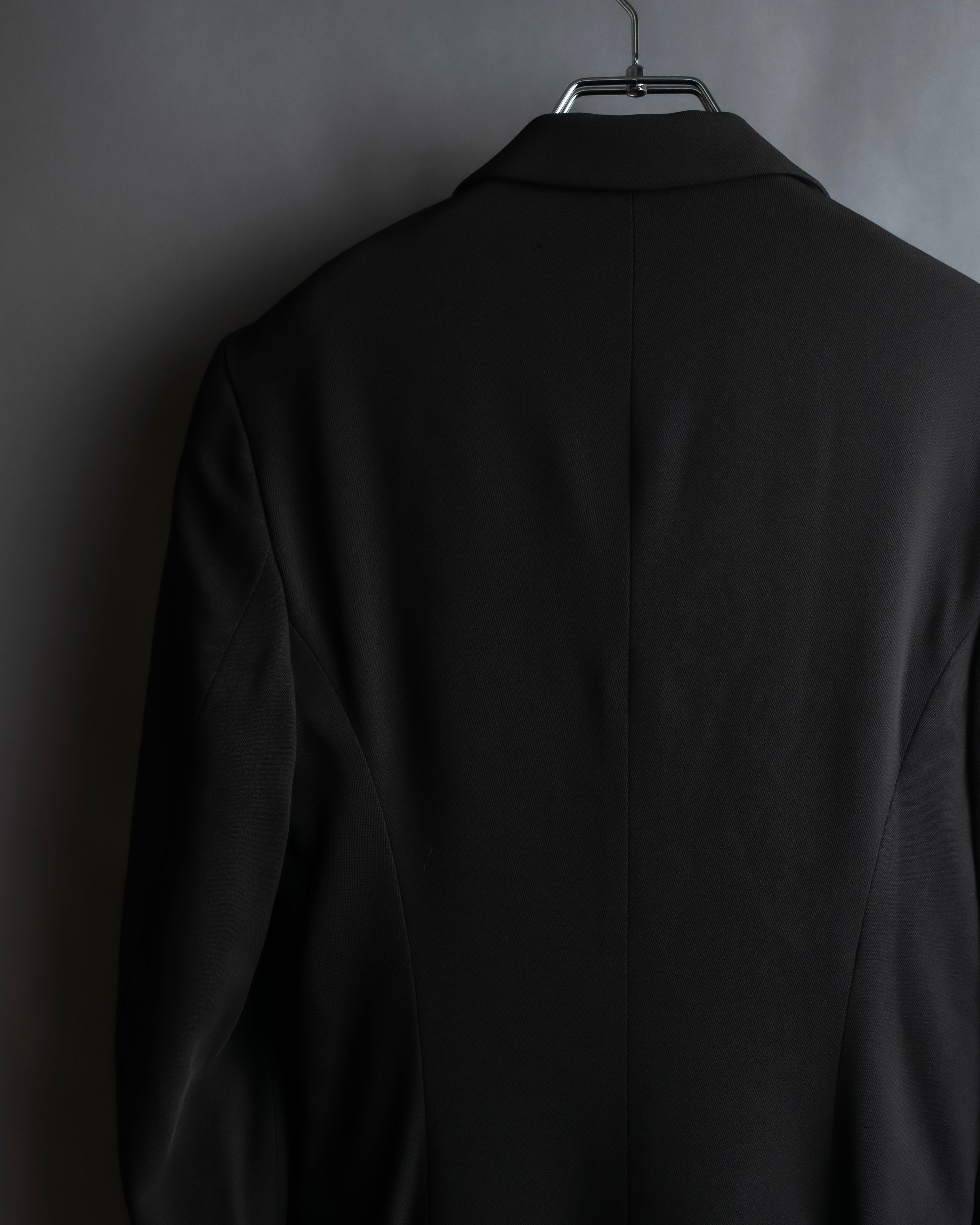 "Jil Sander+" Peaked label minimalist design tailored coat