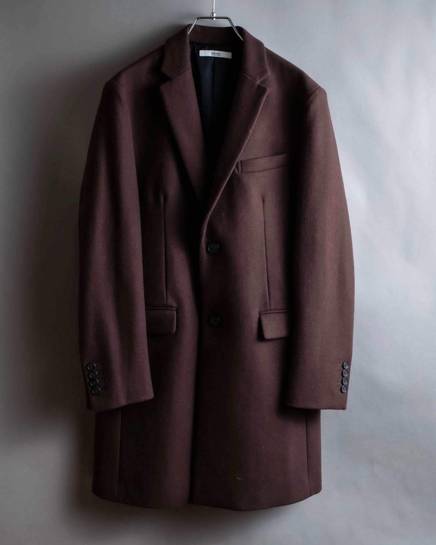 "JOURNAL STANDARD relume"
Oversized wool blend mid length chester coat