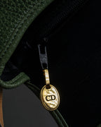 "Christian Dior" 80’s-90’s equestrian grain leather shoulder bag