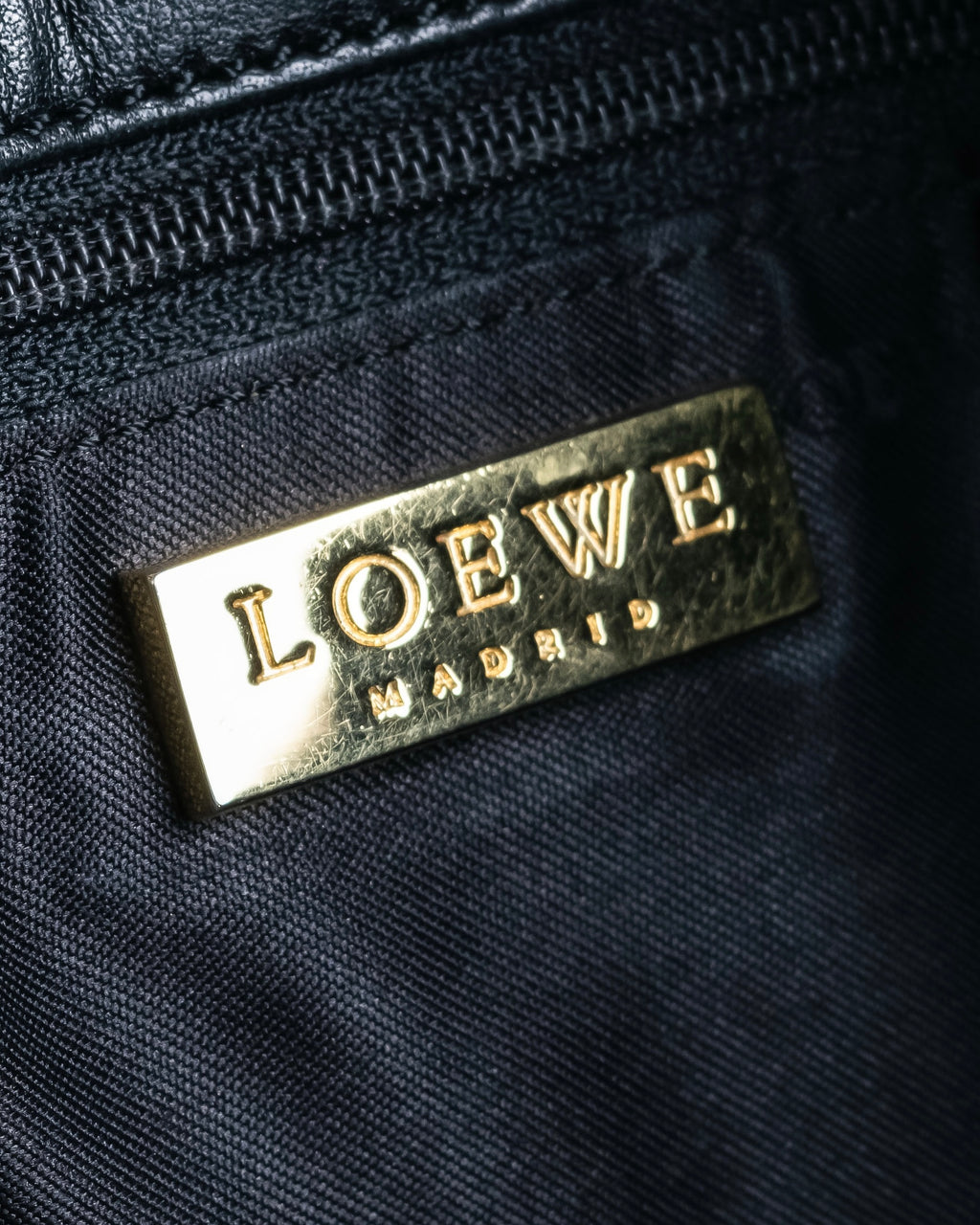 "LOEWE" Real fur and nappa leather tote bag