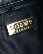 "LOEWE" Real fur and nappa leather tote bag