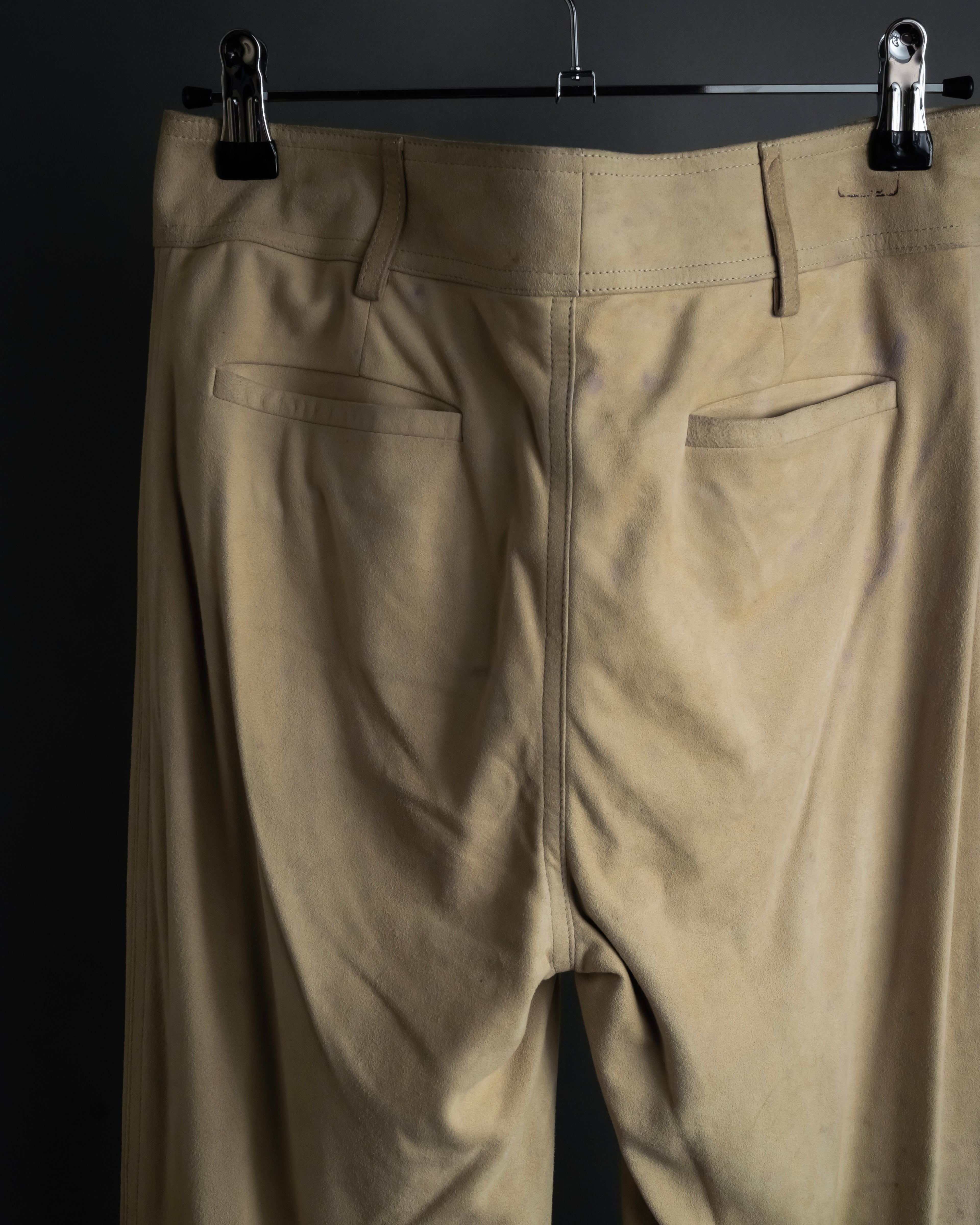 "GUCCI" Sand beige suede set up