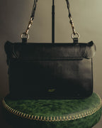 "RED VALENTINO" 2010's Ruffled leather shoulder bag