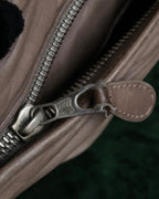 "BALENCIAGA" Three-way chain leather shoulder bag