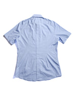 DOLCE & GABBANA (Gold)/ Oversized Design Short Sleeves Shirt Blue