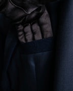 "COMME des GARCONS HOMME DEUX" Different material tailored jacket