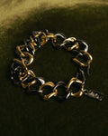 “Yves Saint Laurent” 80’s-90’s Two tone chain bracelet