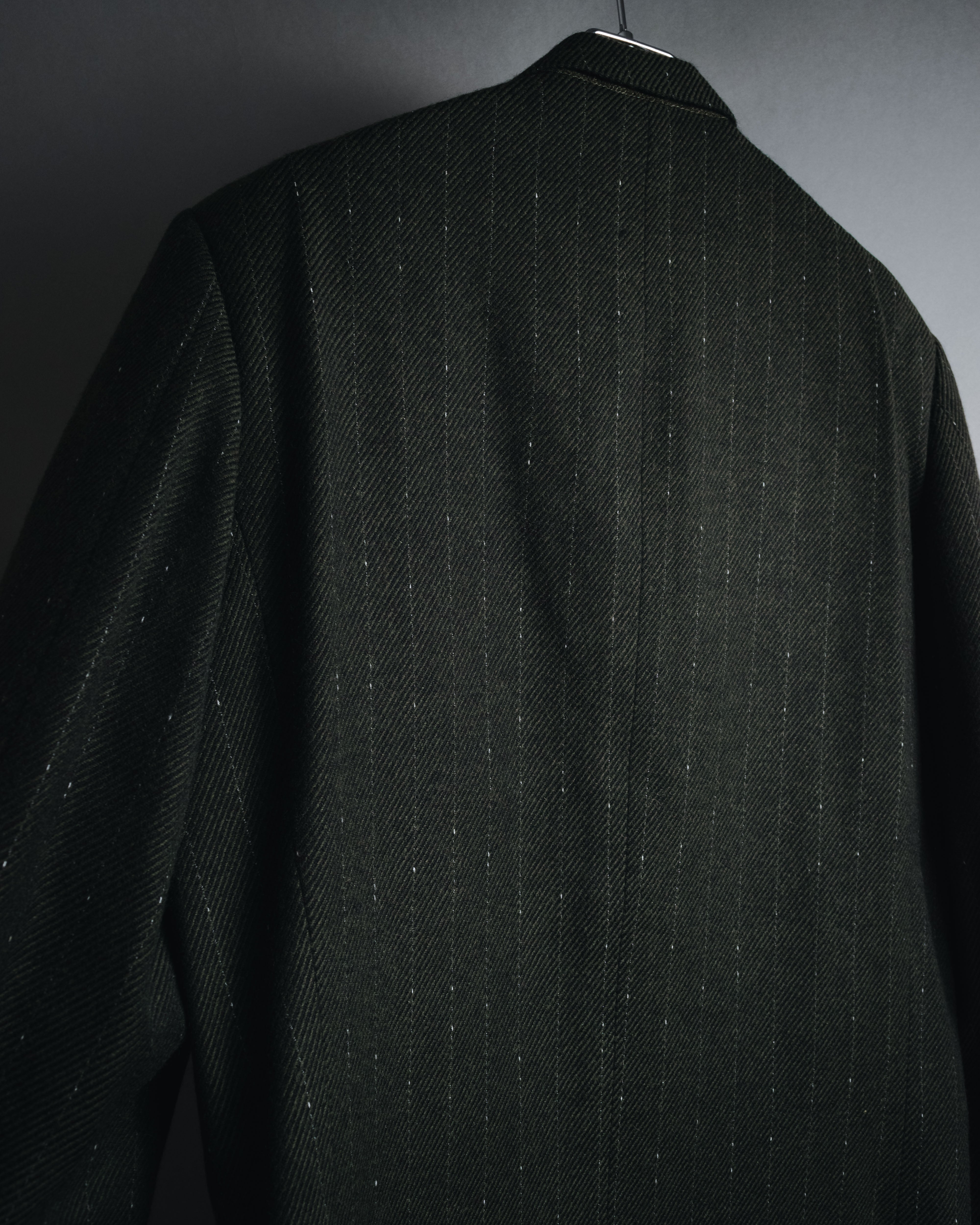 Yves Saint Laurent ストライプスーツイタリア製　サマーウール YVES SAINT LAURENT (イヴ・サンローラン) - Diffusion Hommes スーツ