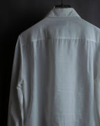 "Saint Laurent" 22SS Ribbon lace design tuxedo shirt