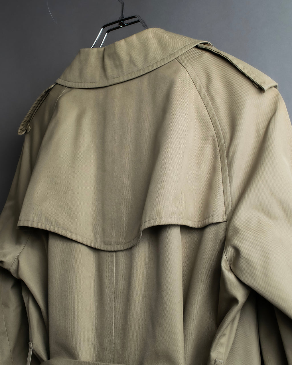 "BURBERRYS" Military detail long trench coat