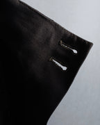 "HERMES" 90's Gold parts design derived from horse tack flared skirt