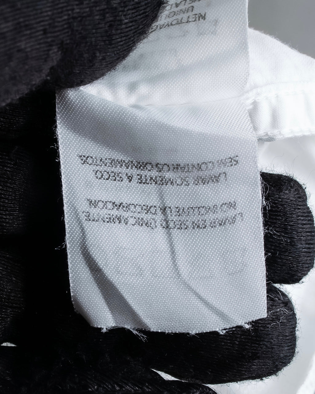 "ARMANI EXCHANGE" Different weave patterns cotton shirt