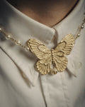 -SPECIAL- “Dior” 2023-24’s Sculpted butterfly pearl long necklace