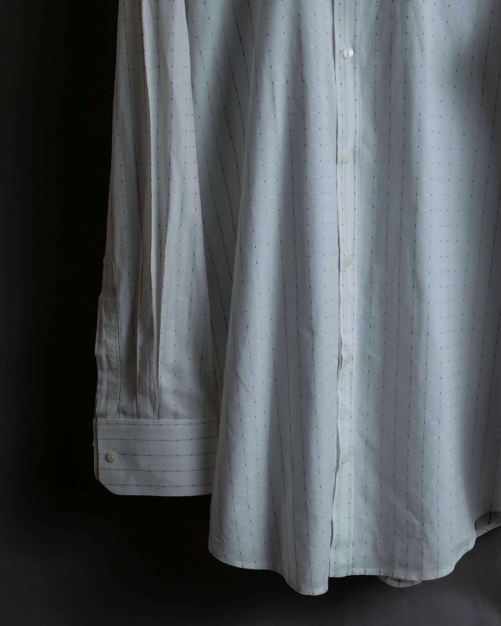 "Dolce & Gabbana" Grid stitch broadcloth shirt