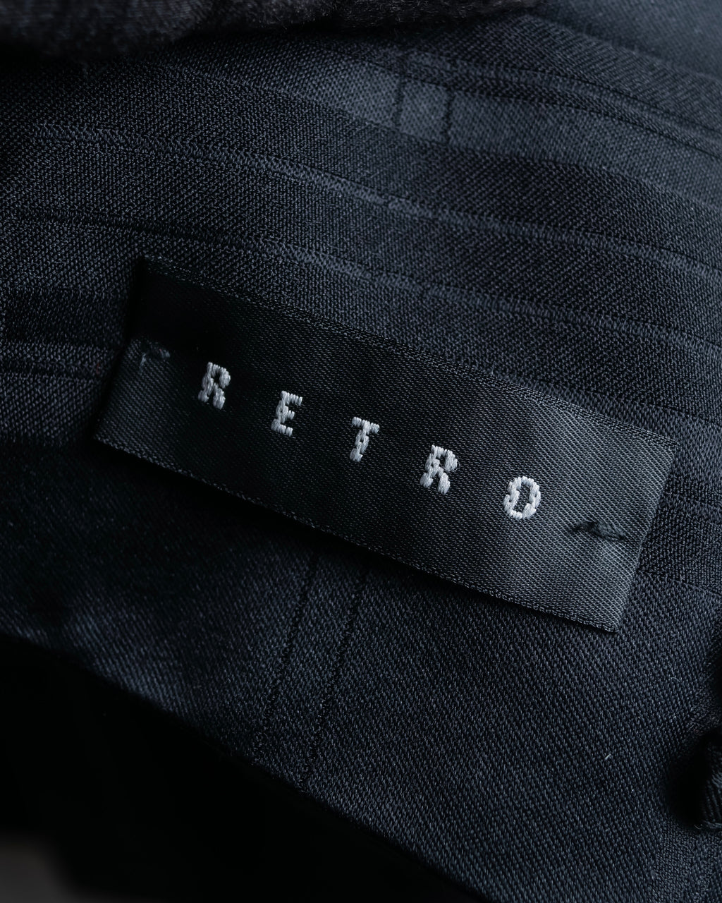 Vintage geometric check oversized tailored jacket