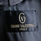 "GIANNI VALENTINO" 100% cashmere oversized chesterfield coat