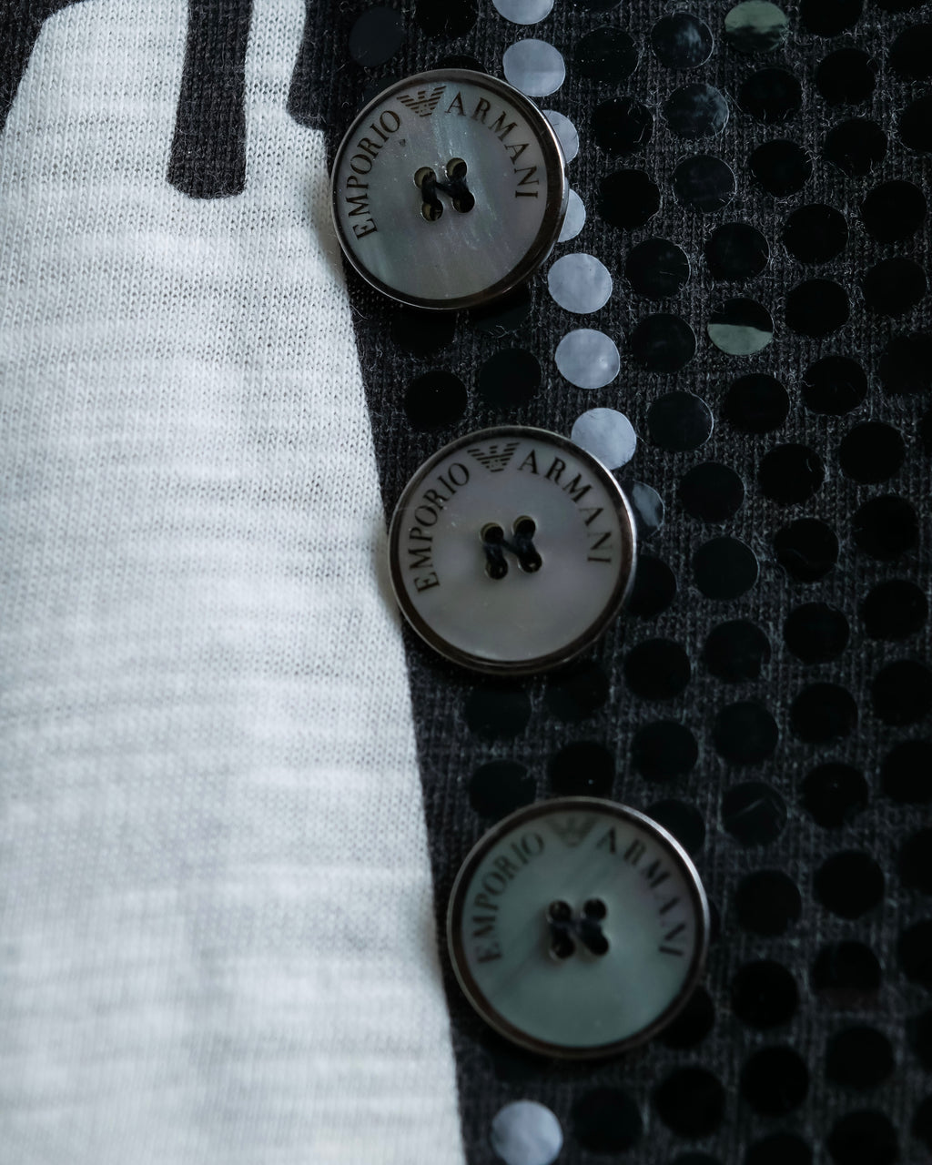 "Emporio Armani" Trompe l'oeil design T-shirt