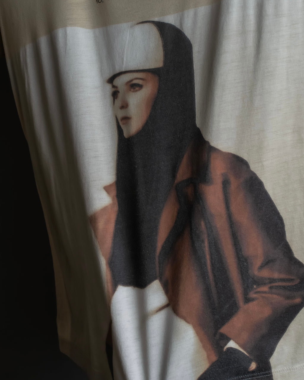 "BALENCIAGA" Painting graphic logo engraved T-shirt