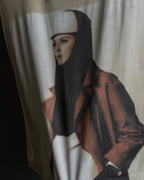 "BALENCIAGA" Painting graphic logo engraved T-shirt