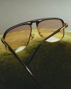 "BALENCIAGA" 80's-90's Oversized aviator sunglasses
