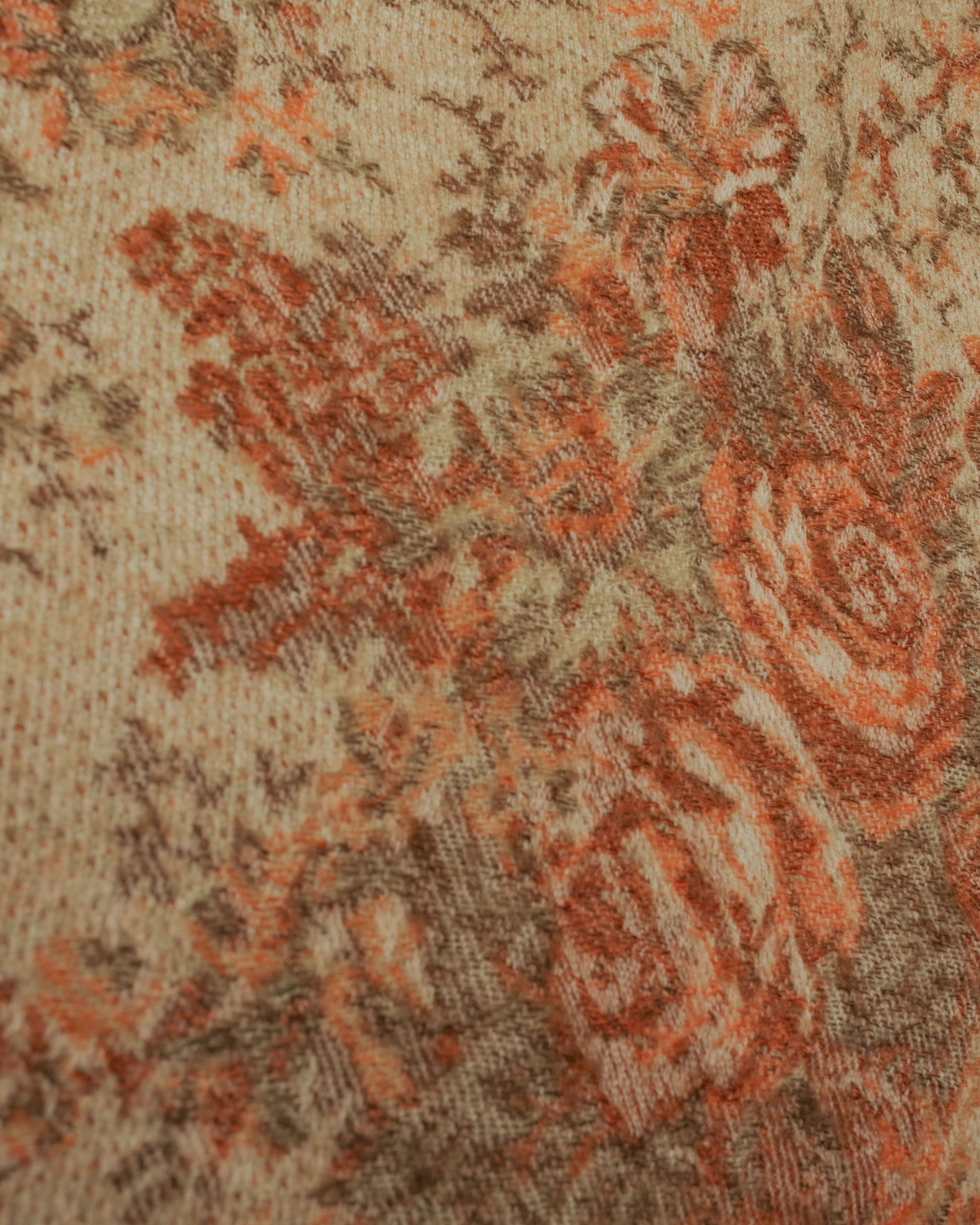 “Christian Dior“ 80’s-90’s Floral jacquard fringed stole