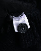 “Yves Saint Laurent” 90’s Textured diamond pattern cardigan