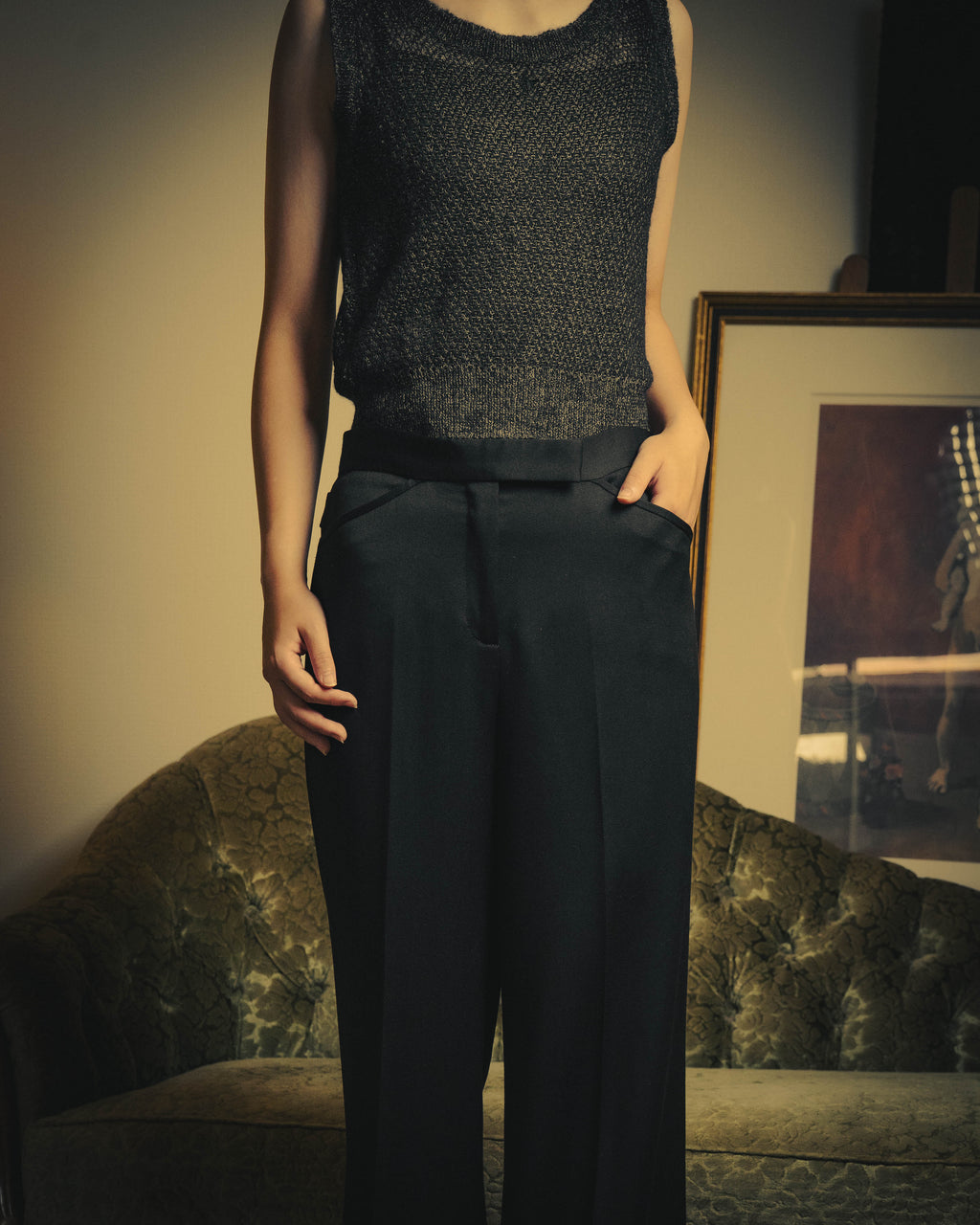 -SPECIAL- “Christian Dior” 2017-2023 Textured sheer knit ensemble