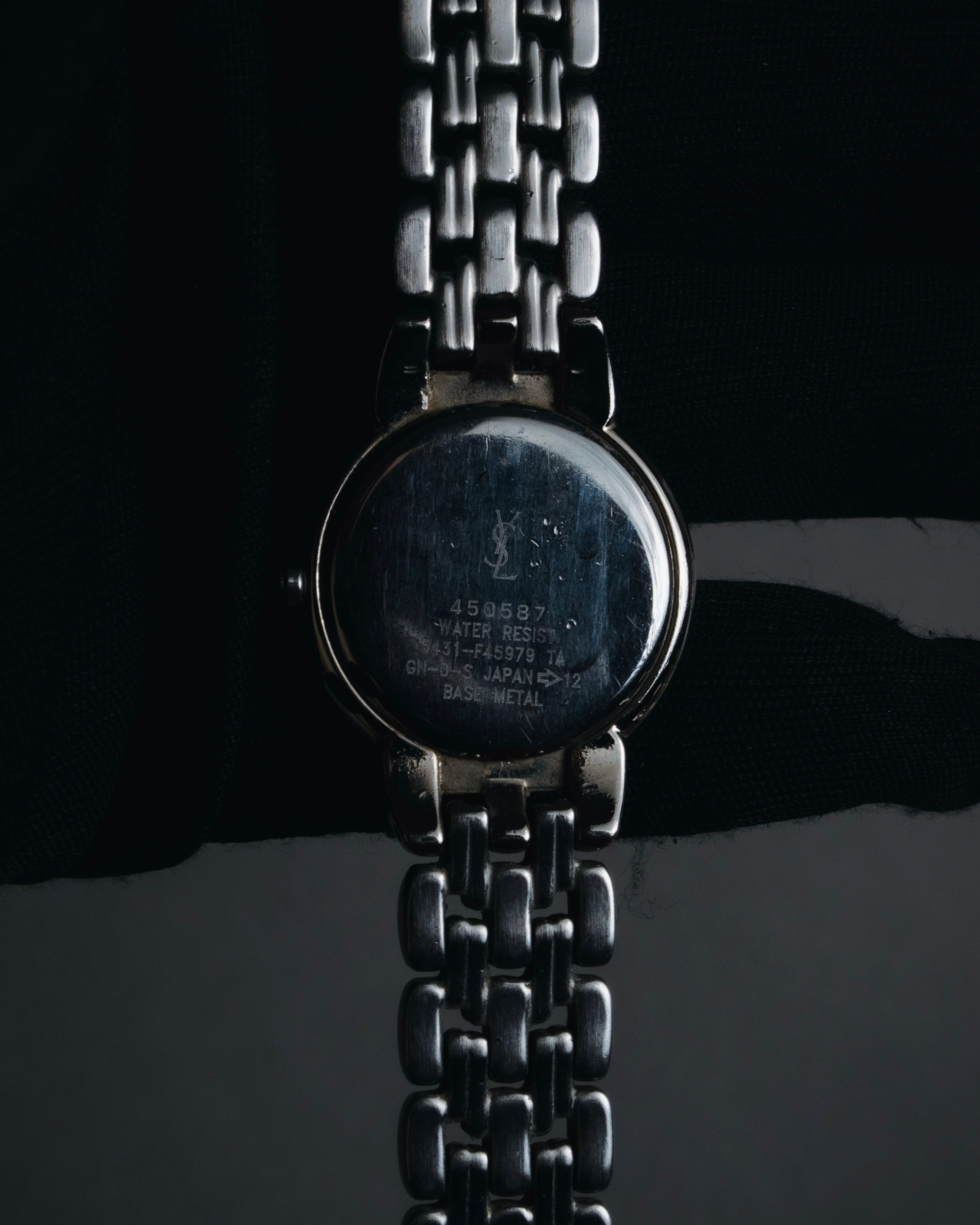 "Yves Saint Laurent" 90’s classically proportioned bracelet dress watch
